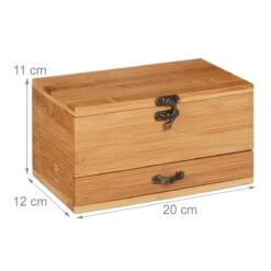 Boîte à Couture Relaxdays - Boîte à Couture - Boîte De Rangement Pour Outils De Couture - Bambou - Sans Contenu - Bois -Nettoyage Produits Boutique 1200x1200 112