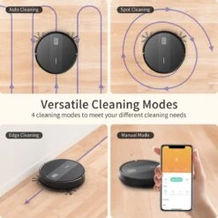 Aspirateur Robot Sysperl® V40P V3 - Aspirateur Robot Electrique - Aspirateur Robot Avec Station De Recharge - Fonction Lavage - Aspirateur Robot Avec Télécommande - 2600PA - Zwart -Nettoyage Produits Boutique 1200x1200 1140