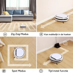 ILife® Smart RobotVacuum Cleaner - Aspirateur Robot Avec Station De Charge - Robot Aspirateur - Aspirateur Sans Fil - Incl. Reconnaissance D' Object - Wit 11 ILife® Smart RobotVacuum Cleaner - Aspirateur Robot Avec Station De Charge - Robot Aspirateur - Aspirateur Sans Fil - Incl. Reconnaissance D' Object - Wit -Nettoyage Produits Boutique 1200x1200 1155