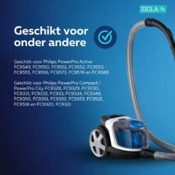 Zigla - Jeu De Filtres HEPA Adapté à La Série Philips PowerPro Compact/ Active FC8058/01 Jeu De Filtres En Mousse Pour Moteur En Mousse -Nettoyage Produits Boutique 1200x1200 1189
