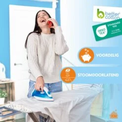 LaundrySpecialist De Table à Repasser CLASSIC S/M - Convient Pour Les Planches à Repasser De Max 125 X 42 Cm - Circle Blocks -Nettoyage Produits Boutique 1200x1200 13