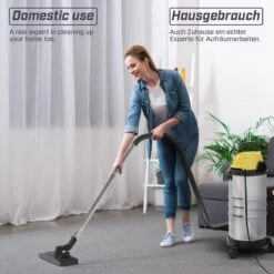 GoodVibes - Aspirateur Industriel - Nettoyeur à Sec - Fonction Soufflage - Aspirateur à Eau - Aspirateur Multifonctions - 30L - 2300W - Acier Inoxydable - Jaune -Nettoyage Produits Boutique 1200x1200 1376