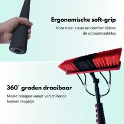 Manche Télescopique Avec Brosse Cleanlix - Avec Conduit D'eau - Brosse De Lavage Télescopique - Nettoyage Des Vitres - Extensible Jusqu'à 7,2 Mètres -Nettoyage Produits Boutique 1200x1200 1422