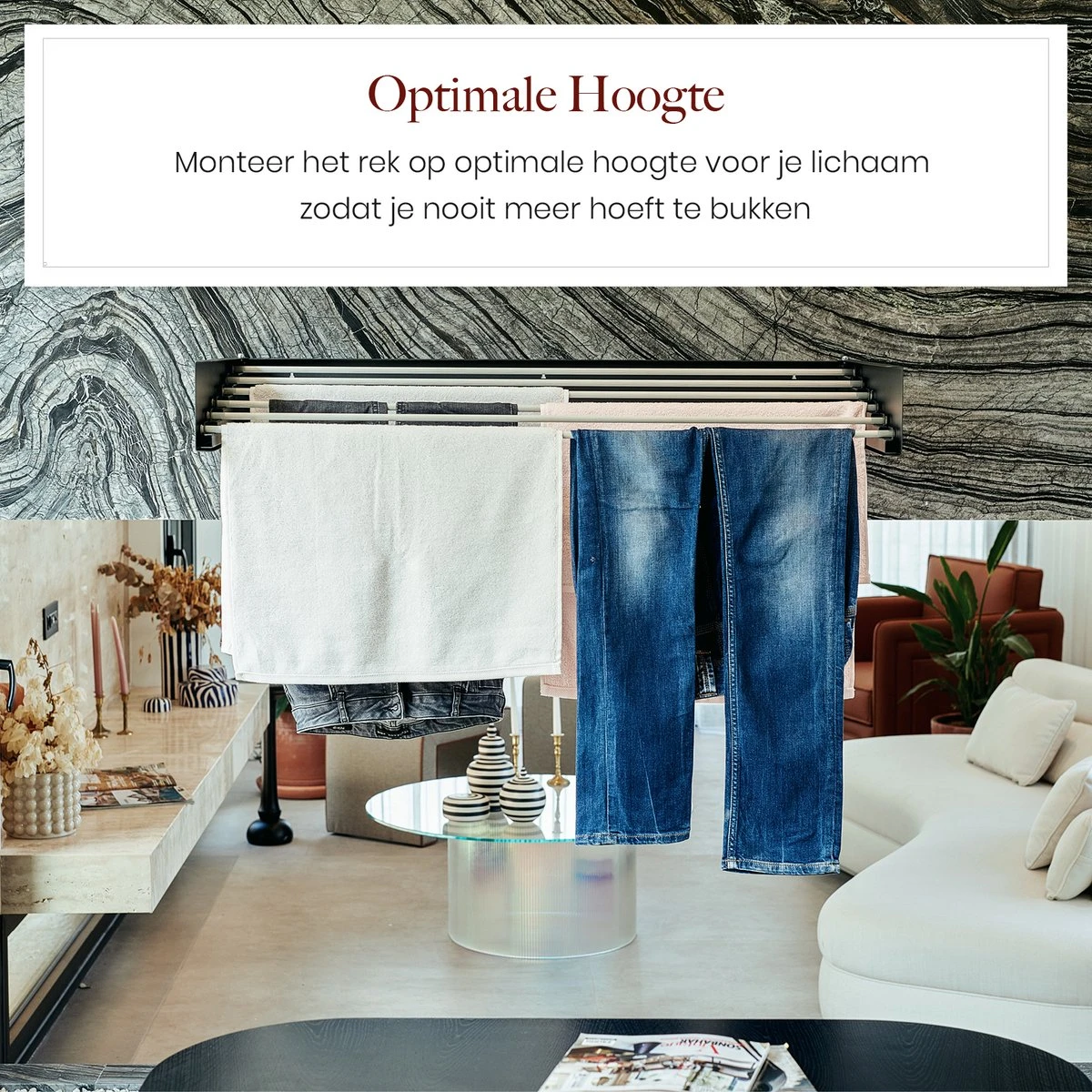 Séchoir à Linge Pliable Homestic© - Longueur De Séchage 6 M - Séchoir à Wasrek Universel Pour Salle De Bain/ Jardin/chambre/balcon - Aluminium - Anthracite 9 Séchoir à Linge Pliable Homestic© - Longueur De Séchage 6 M - Séchoir à Wasrek Universel Pour Salle De Bain/ Jardin/chambre/balcon - Aluminium - Anthracite – Image 7