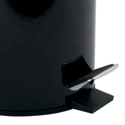 Seau MSV Cosmetics, 3 Litres, Acier Inoxydable, Bambou Avec Mécanisme De Fermeture En Douceur Et Seau Intérieur, Poubelle De Salle De Bain Aza, Fermeture En Douceur, Seau à Déchets, Noir -Nettoyage Produits Boutique 1200x1200 1486