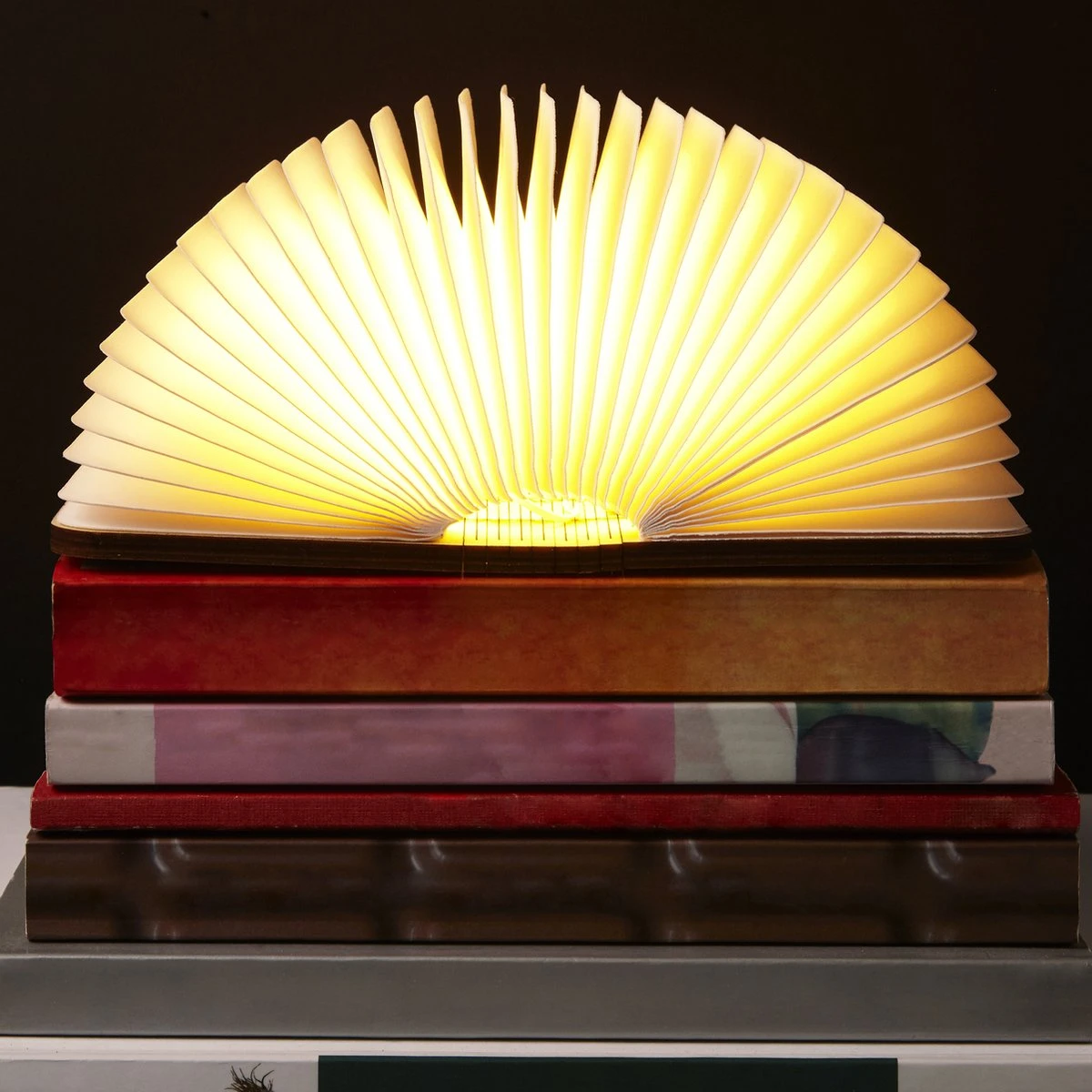 LIVAIA Lampe De Lecture Pliable à LED Avec Lumière LED Douce Et Couverture De Livre Magnétique - Avec Cordon De Charge - 12 X 9 X 2,5 Cm - Bois - Marron Foncé 7 LIVAIA Lampe De Lecture Pliable à LED Avec Lumière LED Douce Et Couverture De Livre Magnétique - Avec Cordon De Charge - 12 X 9 X 2,5 Cm - Bois - Marron Foncé – Image 5