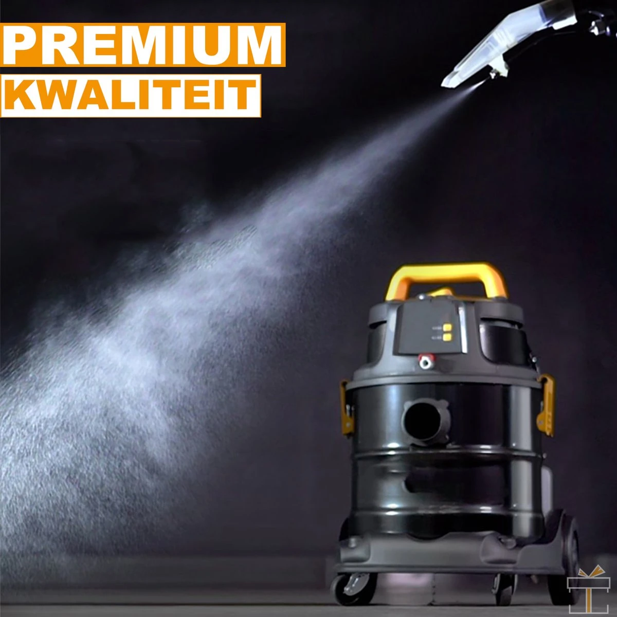 Happyment® Moquette Machine 20L - Nettoyant Meubles - Nettoyant Canapé - Voiture - Aspirateur - Zwart 4 Happyment® Moquette Machine 20L - Nettoyant Meubles - Nettoyant Canapé - Voiture - Aspirateur - Zwart – Image 2