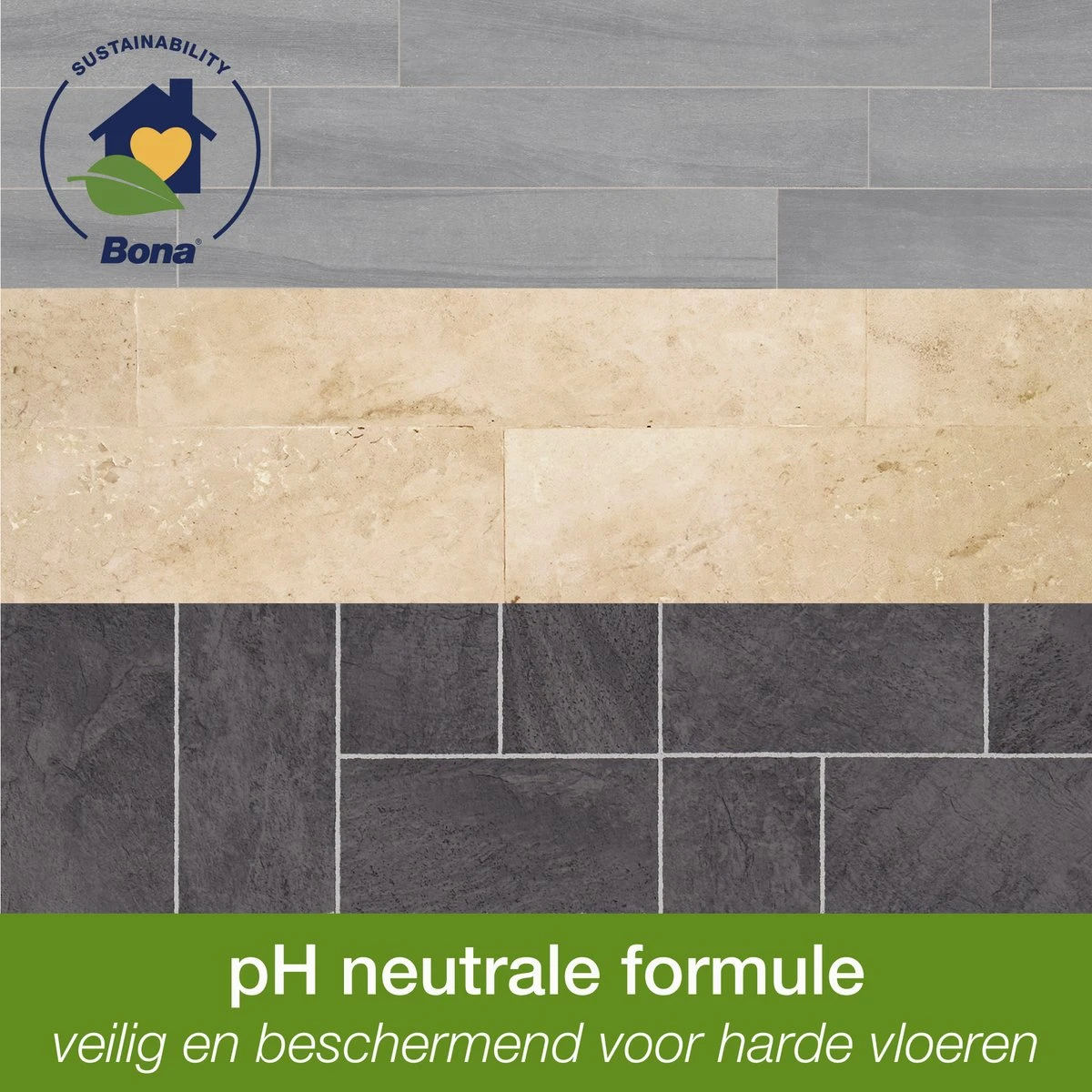 Bona Hard Floor, Tile & Parquet Stratifié Cleaner Cartridge - Premium Spray Mop - Natuursteen Cleaner - PVC Cleaner 4 Bona Hard Floor, Tile & Parquet Stratifié Cleaner Cartridge - Premium Spray Mop - Natuursteen Cleaner - PVC Cleaner – Image 2