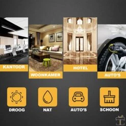 Happyment® Machine à Nettoyer Les Tapis - Nettoyant Canapé - Voiture - Aspirateur - Nettoyant Meubles - 30L - Zwart -Nettoyage Produits Boutique 1200x1200 1605