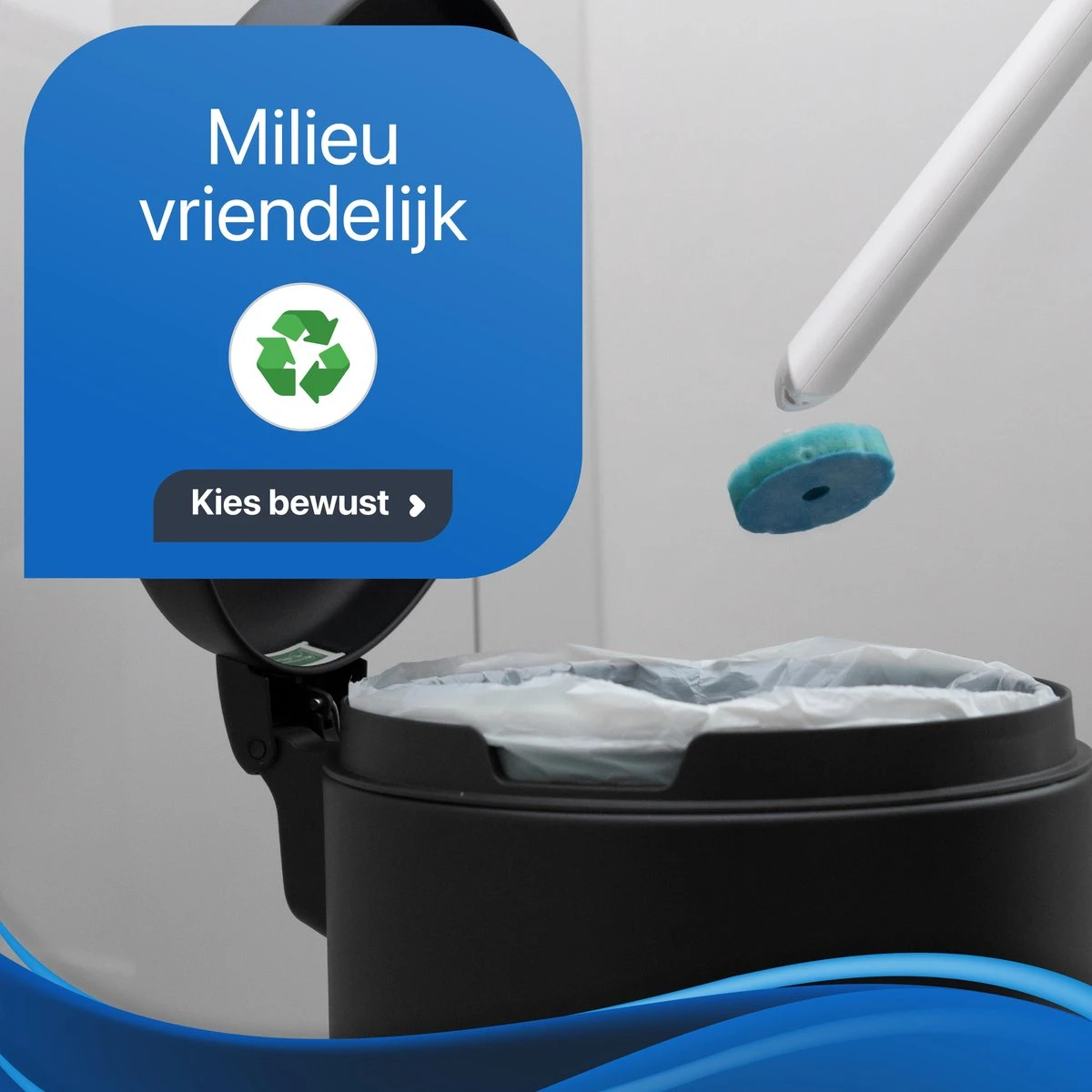 RevoBrush 28x Recharge De Tampons Moussants Ocean Breeze - Brosse De Toilette Avec Support Autoportant 7 RevoBrush 28x Recharge De Tampons Moussants Ocean Breeze - Brosse De Toilette Avec Support Autoportant – Image 5