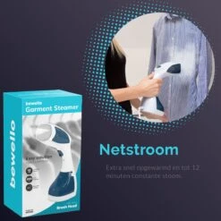 Défroisseur à Vapeur Pour Vêtements - Défroisseur à Main Vêtements - Nettoyeur à Vapeur Appareil à Vapeur - Défroisseur à Main Portable Sur Courant Alternatif - 200ML - Incl. Attachement -Nettoyage Produits Boutique 1200x1200 18