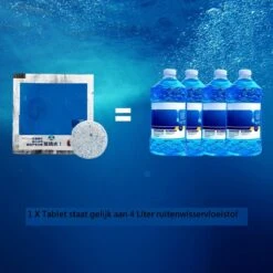 100 Pièces - Voiture - Effervescent - Rondelle - Tablette - Voiture - Glas - Lessive - Voiture - Pare-brise - Nettoyage De Glas - Tablette