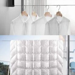 Corde à Linge Rétractable, Corde à Linge Rétractable En Acier Inoxydable, Corde à Linge Réglable De 4,2 M, Poinçon Et Support Mural Pour Intérieur Et Extérieur (Zwart) -Nettoyage Produits Boutique 1200x1200 189