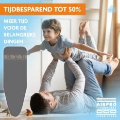 Housse De Table à Repasser AIRPRO 6 Couches Spécialiste Du Linge - Repassage 50% Plus Rapide - Geen D'eau Sous Votre Table à Repasser - Taille L/XL Pour Une Largeur De 39 à 53 Cm Et Une Longueur De 120 à 141 Cm -Nettoyage Produits Boutique 1200x1200 2