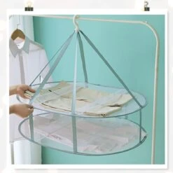 Filet De Séchage Suspendu Séchoir À Herbes Etendoir Séchoir À Plantes - 2 Couches Filet De Séchage Pliable Suspendu De Type Fermé Multifonction Pour Sécher Les Chandails Légumes Herbes Poissons Etc. -Nettoyage Produits Boutique 1200x1200 246