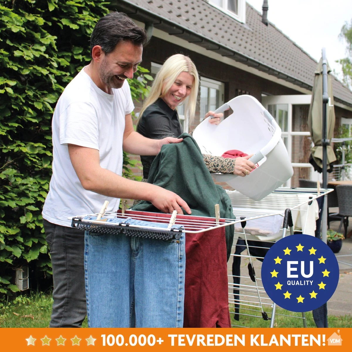 LaundrySpecialist Pliable Avec Pas Moins De 29 Mètres De Longueur De Séchage – LONGUE DURÉE DE VIE ET MOBILE. Séchoir à Linge Sur Roulettes Avec Espace De Rangement Pour Pinces à Linge Et Espace Pour Sécher Facilement Les Chaussettes 11 LaundrySpecialist Pliable Avec Pas Moins De 29 Mètres De Longueur De Séchage – LONGUE DURÉE DE VIE ET MOBILE. Séchoir à Linge Sur Roulettes Avec Espace De Rangement Pour Pinces à Linge Et Espace Pour Sécher Facilement Les Chaussettes – Image 9