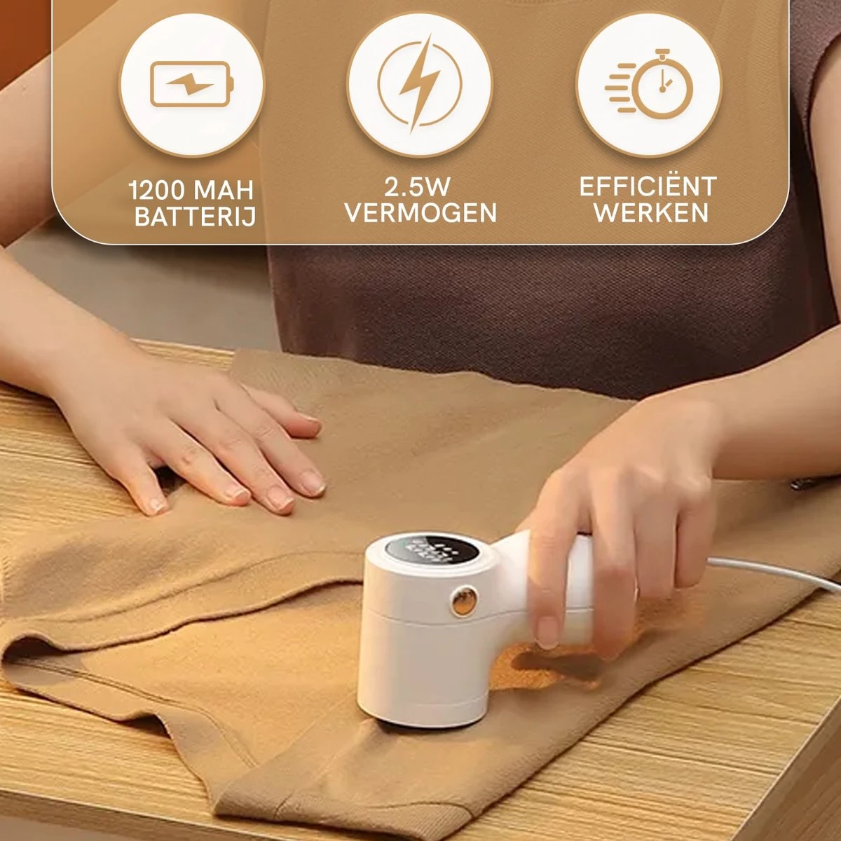 Undicat Lint Remover - Ensemble De Brosses Extra Sans Fil Rechargeables - Épilateur De Vêtements - Système D'aspiration Puissant - Éliminateur De Peluches - Wit- Éliminateur De Peluches Portable - Écran Power Numérique - 3 Positions - 5 Undicat Lint Remover - Ensemble De Brosses Extra Sans Fil Rechargeables - Épilateur De Vêtements - Système D'aspiration Puissant - Éliminateur De Peluches - Wit- Éliminateur De Peluches Portable - Écran Power Numérique - 3 Positions - – Image 3