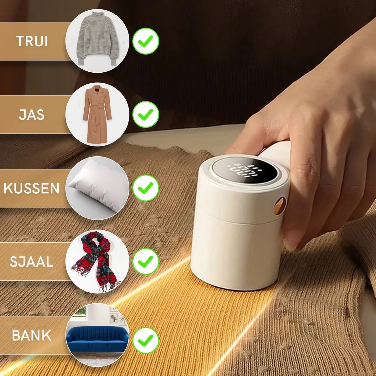 Undicat Lint Remover - Ensemble De Brosses Extra Sans Fil Rechargeables - Épilateur De Vêtements - Système D'aspiration Puissant - Éliminateur De Peluches - Wit- Éliminateur De Peluches Portable - Écran Power Numérique - 3 Positions - 10 Undicat Lint Remover - Ensemble De Brosses Extra Sans Fil Rechargeables - Épilateur De Vêtements - Système D'aspiration Puissant - Éliminateur De Peluches - Wit- Éliminateur De Peluches Portable - Écran Power Numérique - 3 Positions - – Image 8