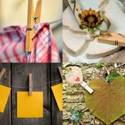 300x Pinces à Linge En Bois - Pinces à Linge En Bois Durables En Bois De Bouleau - Pinces à Linge En Bois Non Traité Pour Suspendre Les Vêtements Et L'artisanat (300 Pièces - Bois De Bouleau) -Nettoyage Produits Boutique 1200x1200 332