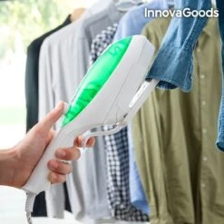 Innovagoods FER À VAPEUR VERTICAL 1000W BLANC VERT - Fer à Repasser à Vapeur - Défroisseur à Vapeur - Défroisseur à Vapeur - Nettoyeur Vêtements à Vêtements à Vapeur Femme/homme - Fer à Vapeur - Défroisseur Vapeur - Défroisseur à Main -Nettoyage Produits Boutique 1200x1200 38