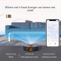 IMOU Robot Aspirateur Avec Station De Recharge - Robot Aspirateur Avec Fonction De Nettoyage - Robot Aspirateur 30 Jours Hands Libres - Zwart -Nettoyage Produits Boutique 1200x1200 394