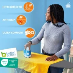 Housse De Table à Repasser AIRPRO 6 Couches Spécialiste Du Linge - Repassage 50% Plus Rapide - Geen D'eau Sous Votre Table à Repasser - Taille L/XL Pour Une Largeur De 39 à 53 Cm Et Une Longueur De 120 à 141 Cm -Nettoyage Produits Boutique 1200x1200 4