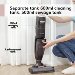 Aspirateur Sans Fil ILife® F100 - Sans Sac - Lessive Et Aspiration - Easine Multi-Surface - Appareil 2 En 1 - Puissance 150W - Forte Aspiration - Batterie 3000mAh -Nettoyage Produits Boutique 1200x1200 423