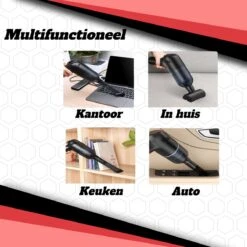 Aspirateur à Main Vitasy® V1 Sans Fil - Aspirateur De Voiture - Aspirateur à Main - 3 Accessoires Et Filtre HEPA - Rechargeable Par USB - Zwart -Nettoyage Produits Boutique 1200x1200 473