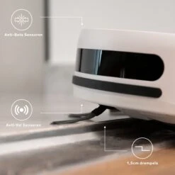 Aspirateur Robot Smart Sinji - 4 Modes De Nettoyage - Fonction De Nettoyage - Station De Charge - Contrôle Via App - Télécommande - Commande Vocale Via Google Et Alexa - Wit -Nettoyage Produits Boutique 1200x1200 504