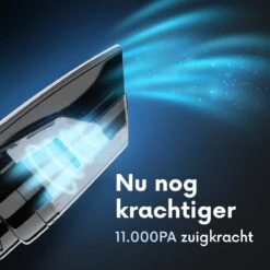 ROOMWARE® Handheld Thief Pro - Aspirateur à Main Compact Avec Filtre Lavable - Aspirateur à Main Sans Fil - Puissance D'aspiration 11.000PA - Zwart -Nettoyage Produits Boutique 1200x1200 536