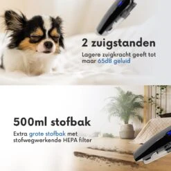 ROOMWARE® Handheld Thief Pro - Aspirateur à Main Compact Avec Filtre Lavable - Aspirateur à Main Sans Fil - Puissance D'aspiration 11.000PA - Zwart -Nettoyage Produits Boutique 1200x1200 540