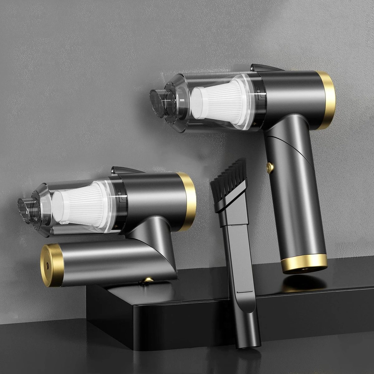 Dr. Wonder Handheld Thief Sans Fil - Aspirateur à Main Pliable - Solide Et Liquide - Rechargeable Par USB - Nettoyant Pour Poils D'animaux - Zwart 7 Dr. Wonder Handheld Thief Sans Fil - Aspirateur à Main Pliable - Solide Et Liquide - Rechargeable Par USB - Nettoyant Pour Poils D'animaux - Zwart – Image 5