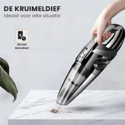 Aspirateur à Main Sans Fil Avec 5 Accessoires - Aspirateur à Main - Aspirateur De Voiture - Rechargeable Par USB - Zwart -Nettoyage Produits Boutique 1200x1200 592