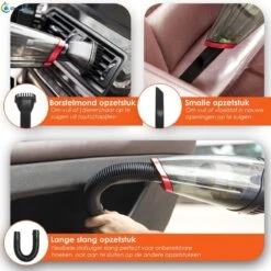 Aspirateur à Main Sans Fil Avec Super Puissance D'aspiration - Wet And Droog - 5800Pa - Aspirateur à Main - Aspirateur à Main - Aspirateur - Poils D'animaux - Sans Fil - Pour La Maison, La Voiture, Le Bureau, Etc. -Nettoyage Produits Boutique 1200x1200 597