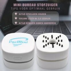 Mini Aspirateur De Bureau - Petit Aspirateur - Pour Clavier/bureau - Taille Mini - Aspirateur De Bureau - Rechargeable - Portable - Wit -Nettoyage Produits Boutique 1200x1200 617