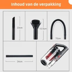 Aspirateur De Voiture - Aspirateur à Main Pour Voiture - Aspirateur De Voiture - Aspirateur De Voiture Humide Et Droog - Faible Bruit - Sans Fil - Avec 4 Accessoires -Nettoyage Produits Boutique 1200x1200 653