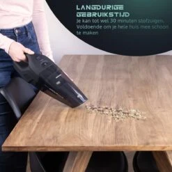 Aspirateur à Main Sans Fil JAP Tornado 14,8V - Puissant 7000pA 100W Voiture - Silencieux Batterie Rechargeable - Humide Et Sec - Noir -Nettoyage Produits Boutique 1200x1200 687