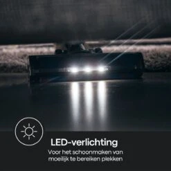 Dalmo VC8011 - Aspirateur Balai Sans Fil Avec Technologie Cyclone - Filtre HEPA - Siècle Des Lumières LED Et écran Tactile - Capteur De Poussière - Aspirateur Balai Sans Fil - 350 Watt / Argent -Nettoyage Produits Boutique 1200x1200 705