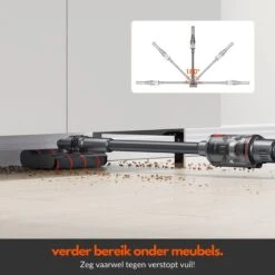 Aspirateur Sans Fil ILIFE® - Aspirateur 2 En 1 - Aspiration Forte 16kPa - Aspirateur Balai Batterie 22mAh - Poignée Légère - Grijs -Nettoyage Produits Boutique 1200x1200 722