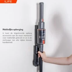 Aspirateur Sans Fil ILIFE® - Aspirateur 2 En 1 - Aspiration Forte 16kPa - Aspirateur Balai Batterie 22mAh - Poignée Légère - Grijs -Nettoyage Produits Boutique 1200x1200 723