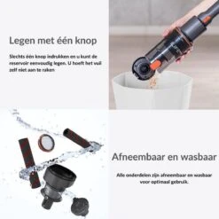 Aspirateur Sans Fil ILIFE® - Aspirateur 2 En 1 - Aspiration Forte 16kPa - Aspirateur Balai Batterie 22mAh - Poignée Légère - Grijs -Nettoyage Produits Boutique 1200x1200 727