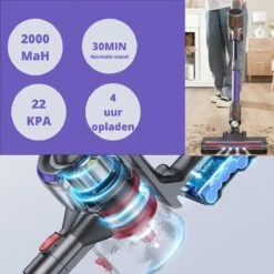 EKEO - Aspirateur Balai Sans Fil TURBO - V16 - Aspirateurs Aspirateurs-balais Aspirateur Balai Sans Fil Avec Dustbuster -Nettoyage Produits Boutique 1200x1200 729