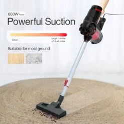 Aigostar Cyclone 33YAT - Aspirateur Balai - 3 En 1 - Avec Cordon - 600W - Aspirateur Sans Sac - Câble De 5 Mètres - Rouge/noir -Nettoyage Produits Boutique 1200x1200 735