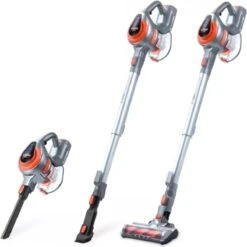 Aspirateur Balai Ilife H75 Avec Aspirateur à Main - Aspirateur Balai Sans Fil - 250W - Aspirateur Sans Fil - H75 - 22 KPa - Aspiration Forte -