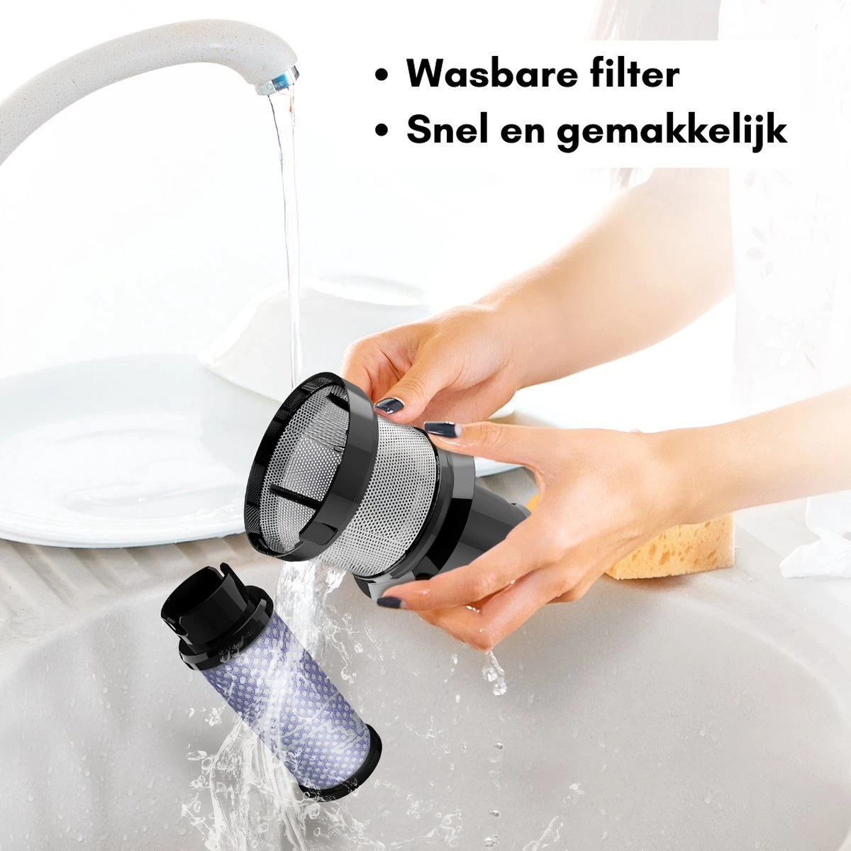 Aspirateur Balai RK Essentials 6 En 1 - Aspirateur Balai Sans Sac Sur Batterie - Best Seller Dustbuster - Aspirateur à Main Avec Poignée - Zwart - Blauw 4 Aspirateur Balai RK Essentials 6 En 1 - Aspirateur Balai Sans Sac Sur Batterie - Best Seller Dustbuster - Aspirateur à Main Avec Poignée - Zwart - Blauw – Image 2