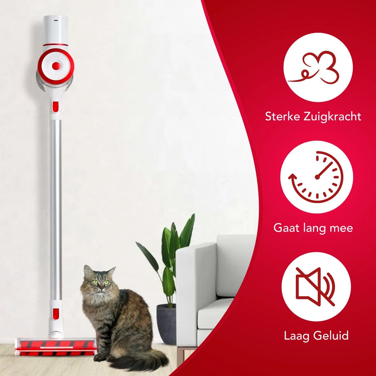 Aspirateur Sans Fil - Aspirateur Balai à Main - 3 En 1 - Siècle Des Lumières LED - 250 W - Rechargeable - Cadeau Vaderdag 8 Aspirateur Sans Fil - Aspirateur Balai à Main - 3 En 1 - Siècle Des Lumières LED - 250 W - Rechargeable - Cadeau Vaderdag – Image 6