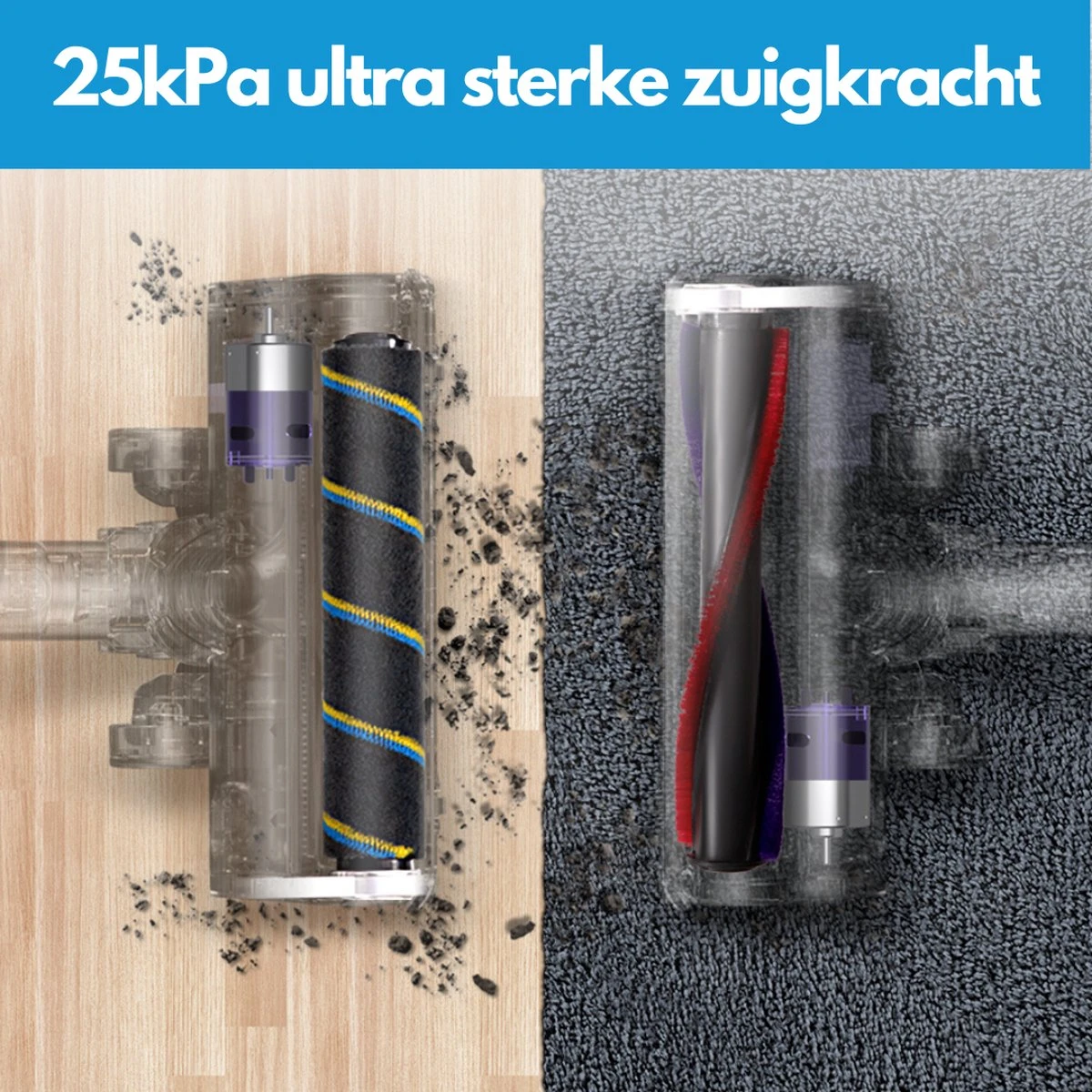 Aspirateur Balai Midea™ P7 - Aspirateur Sans Fil - Aspirateur Multi- Sans Sac - Puissance D'aspiration Très Forte 25kPa - Moteur Puissant 450W - Longue Durée De Fonctionnement - Filtre HEPA 8 Aspirateur Balai Midea™ P7 - Aspirateur Sans Fil - Aspirateur Multi- Sans Sac - Puissance D'aspiration Très Forte 25kPa - Moteur Puissant 450W - Longue Durée De Fonctionnement - Filtre HEPA – Image 6