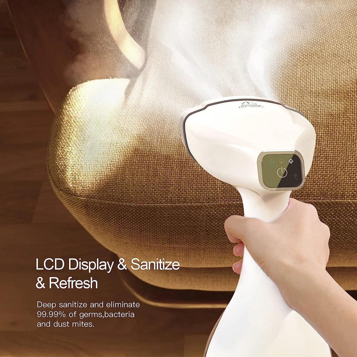 DODOCOOL Défroisseur à Vapeur Pour Vêtements 2000 W Avec écran LCD, 2 Réglages De Vapeur, Défroisseur à Vapeur Vertical Et Horizontal, Chauffage Rapide 20 S, Grand Réservoir D'eau Amovible De 350 Ml 8 DODOCOOL Défroisseur à Vapeur Pour Vêtements 2000 W Avec écran LCD, 2 Réglages De Vapeur, Défroisseur à Vapeur Vertical Et Horizontal, Chauffage Rapide 20 S, Grand Réservoir D'eau Amovible De 350 Ml – Image 6