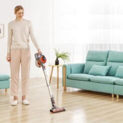 Aspirateur Best - Aspirateur Balai Sans Sac Sur Batterie - Aspirateur à Main Best Seller - Aspirateur à Main Avec Manche - 22 KPA - Rouge -Nettoyage Produits Boutique 1200x1200 819