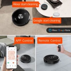 Aspirateur Robot Ultenic Avec Fonction De Nettoyage 3 En 1 - Robot De Nettoyage - 3000PA - Aspirateur Robot Avec Station De Charge - Système De Nettoyage - Application Incluse -Nettoyage Produits Boutique 1200x1200 823